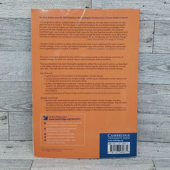 Introduction to Modern Climate Change by Dessler, Andrew 2nd Edition - Picture 6 of 6